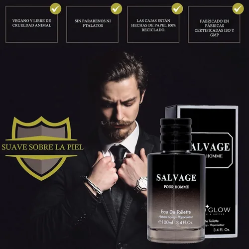 Miniatura 4 de Salvage for Men - Eau De Toilette para hombre de 3.4 onzas en espray refrescante y cálido aroma masculino para uso diario, Colonia informal