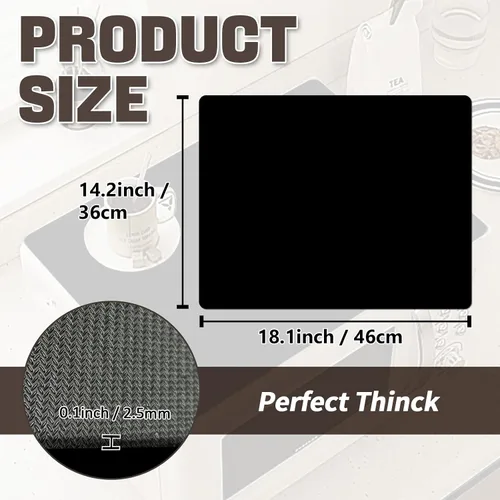 Miniatura 2 de Tapete de Goma para Cubierta Superior de Microondas, Cubierta de Microondas Antiadherente Resistente al Calor, Tapete Protector de Encimera