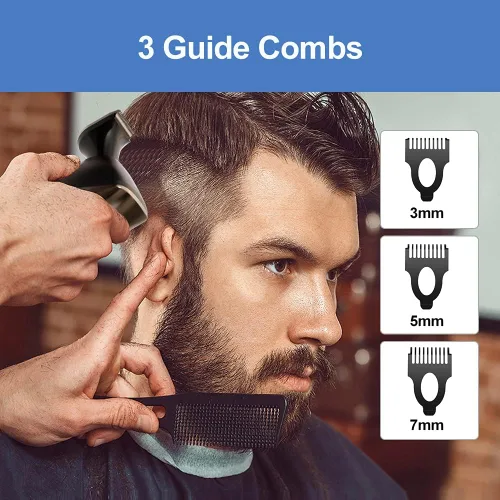 Miniatura 7 de Afeitadoras de cabeza para hombres calvos, afeitadoras de cabeza para hombres calvos, maquinilla de afeitar eléctrica 5 en 1 para hombres