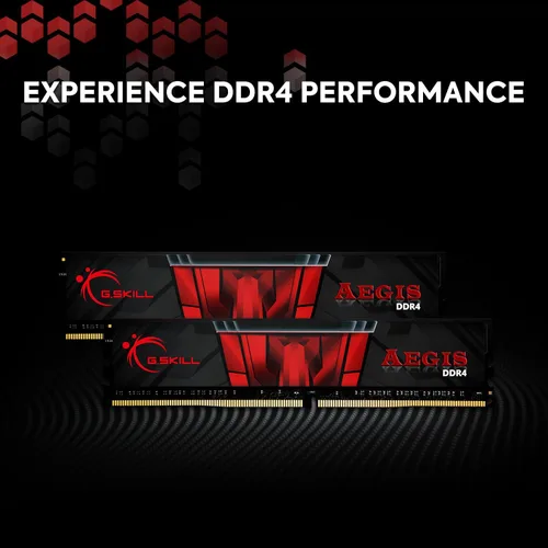 Miniatura 2 de G.SKILL Serie AEGIS DDR4 RAM (XMP) 16GB (2x8GB) 3200MT/s CL16-18-18-38 1.35V Intel AMD Memoria de computadora de escritorio U-DIMM