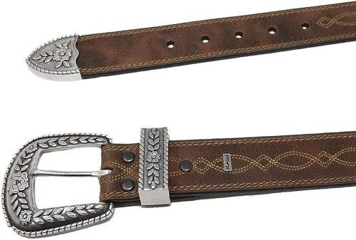 Miniatura 4 de Ariat la grasa de la mujer Distressed Cinturón de piela10004610