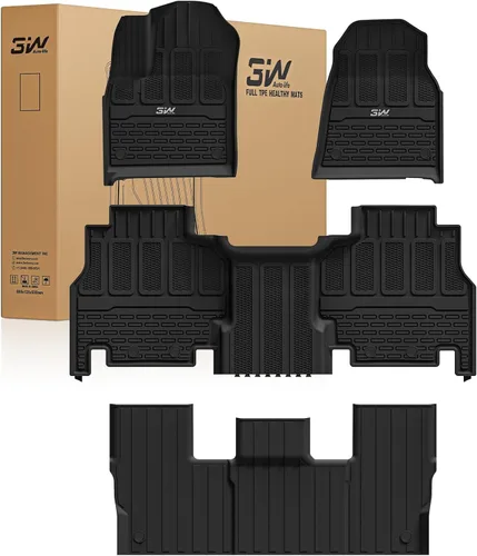 Miniatura 26 de 3W Forro de carga de ajuste personalizado para Jeep Wrangler 4XE 2021 2022 2023 2024 2025 híbrido de 4 puertas (No JL ni JK), tapete de maletero