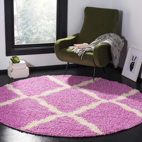 Miniatura 123 de Safavieh - Dallas Shag Collection SGD257A - Alfombra de área con diseño de enrejado de 10 x 14 pies