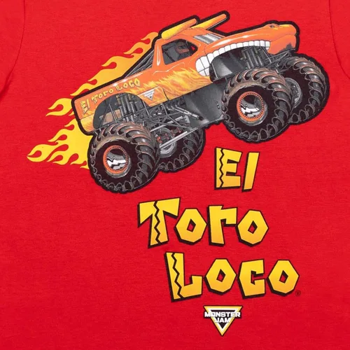 Miniatura 8 de Monster Jam El Toro Loco Zombie Maximum Destruction - Paquete de 4 camisetas gráficas para niños pequeños y grandes