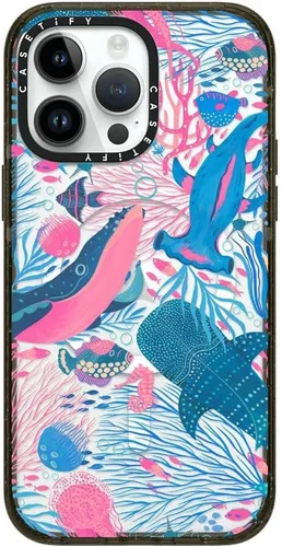 Miniatura 159 de CASETiFY Impact - Funda para iPhone 13 [protección contra caídas de 6.6 pies/compatible con Magsafe] Black Kingsnake, color negro transparente