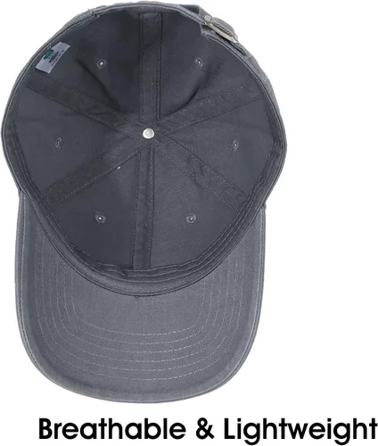 Miniatura 4 de Crazy Era Gorra de béisbol unisex de algodón liso en blanco para papá, ajustable, estilo vintage