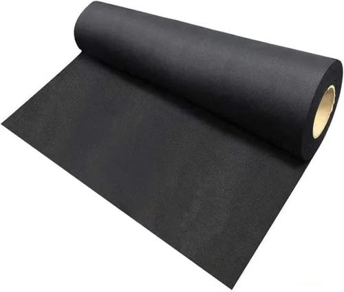 Agfabric 1.5oz 4x50ft tela de barrera de malezas no tejida paisaje pesada no tejida cubierta de suelo para alfombra de jardinería y cama elevada,