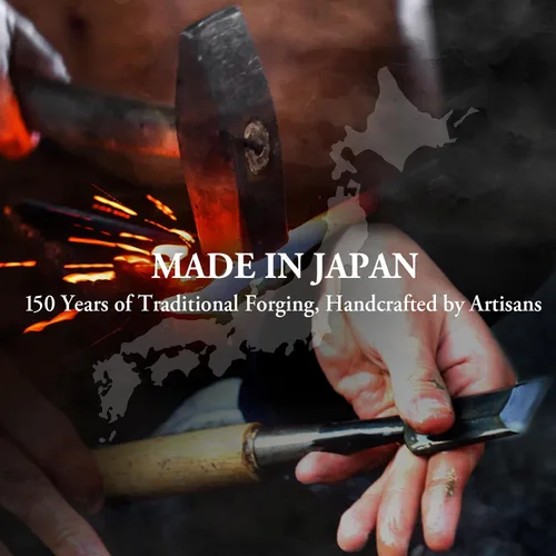 Miniatura 3 de SUIZAN Cincel de madera japonés 1/4" (6mm) - Herramientas profesionales Oire Nomi para carpintería