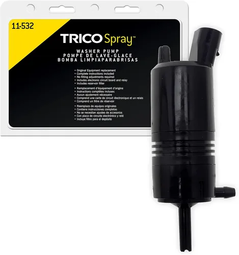 Miniatura 10 de TRICO Bomba de repuesto automotriz para lavaparabrisas en aerosol (11-507) Compatible con años de modelo selectos de Chrysler, Dodge, Jeep y Plymouth