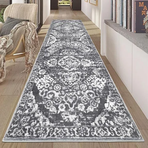 Miniatura 68 de HEBE Alfombra Pasillo 2'x10' Lavable Vintage Desgastada Alfombras de Área Antideslizante Alfombra de Lavandería Boho Alfombras de Piso para Pasillos