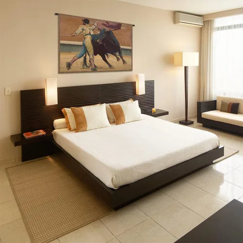 Miniatura 5 de Charlotte Home Furnishings Inc. - Tapiz italiano Torero para colgar en la pared, 12 x 9 pulgadas, mezcla de algodón y poliéster, arte de pared