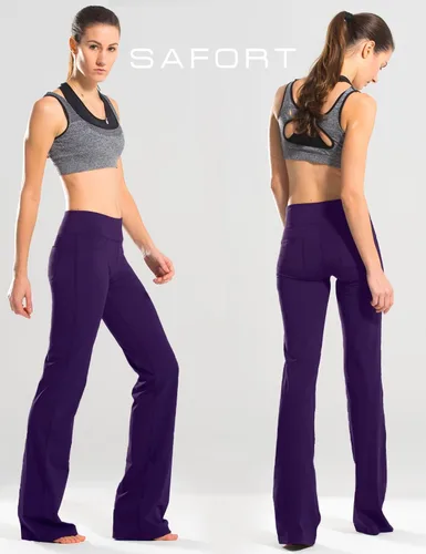 Miniatura 104 de Safort Pantalones de yoga con entrepierna de 28" 30" 32" 34"más amplios en la parte inferior para botas altas, 4 bolsillos, UPF50+