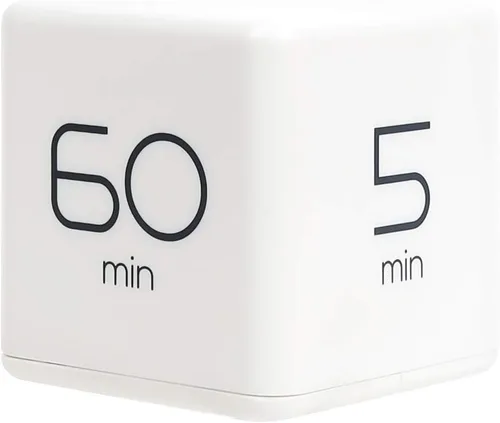 Miniatura 2 de mooas Temporizador de cubo menta (1,3,5 y 10 minutos) y blanco (5,15,30 y 60 minutos) y coral (10, 30, 50 y 60 minutos), temporizador para estudiar