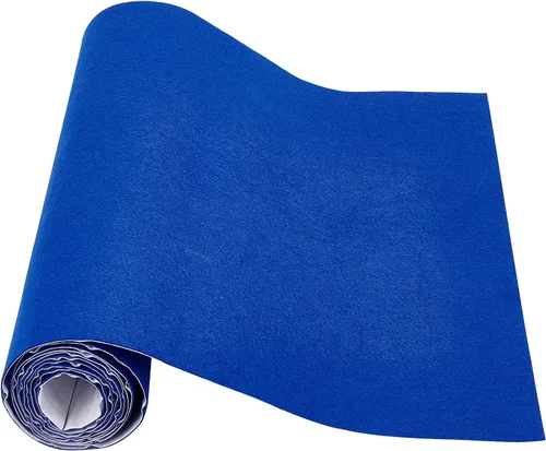 Miniatura 10 de BENECREAT Forro de estante de fieltro autoadhesivo de 15.7" x 78.7" para confección de disfraces DIY y joyero, tela despegar y pegar, 1mm de grosor