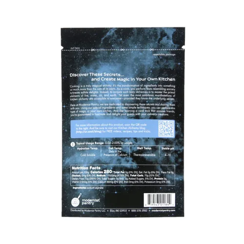 Miniatura 3 de Alginato de sodio puro (gastronomía molecular) Sin OMG vegano OU Kosher Certificado - 100 g/4 oz
