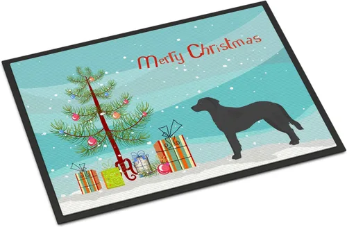 Miniatura 252 de Caroline's Treasures CK3799MAT Akita Shepherd - Tapete de árbol de Navidad de 18 x 27 pulgadas, tapete para puerta delantera, interior y exterior