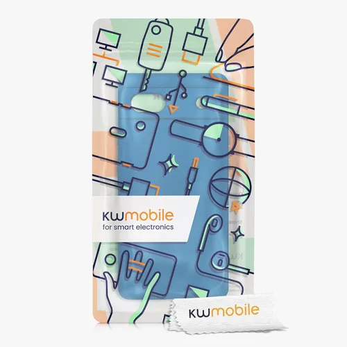 Miniatura 113 de kwmobile Funda Compatible con Google Pixel 6 Pro - Funda de teléfono de silicona TPU con acabado suave - Azul Arrecife