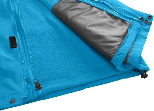 Miniatura 5 de Chaqueta de esquí para hombre 3 en 1 para invierno, cálida, impermeable, rompevientos de nieve, chaquetas de forro polar con cremallera