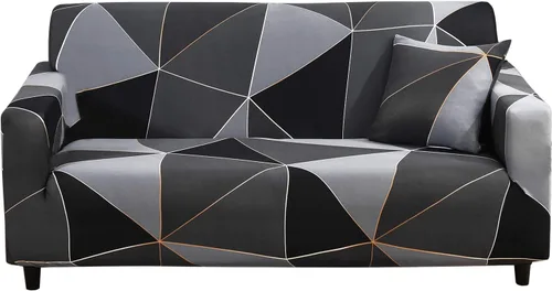 Miniatura 16 de MIFXIN Funda elástica para sofá, 1 pieza, funda elástica para sillón de 1 plaza, protector de muebles, funda elástica lavable para sala de estar