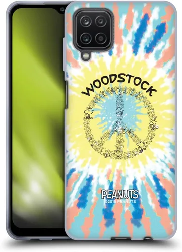 Miniatura 161 de Head Case Designs Funda de gel Woodstock 50th con licencia oficial de Peanuts Snoopy Guitar 1969 [protección de grado militar] compatible