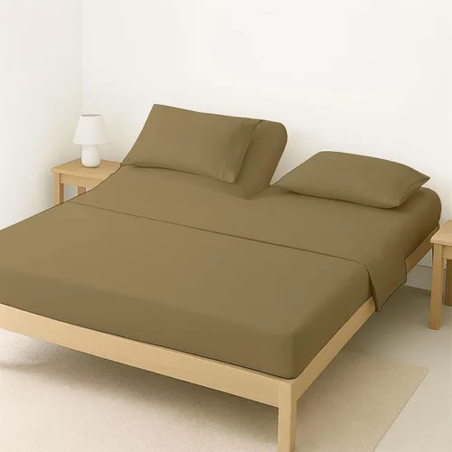 Miniatura 19 de ARlinen Juego de sábanas divididas tamaño Queen, 5 piezas, 100% algodón egipcio, bolsillo profundo de 16 pulgadas, ropa de cama suave de lujo