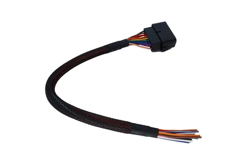 Miniatura 4 de OBD2 J1962 macho a extremo abierto 16pin cable de coleta de 1 pie/11.8 in (cable macho)