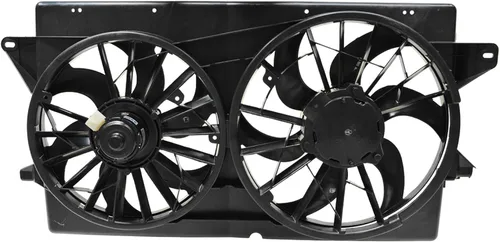 Miniatura 24 de TRQ Conjunto de ventilador de refrigeración dual del radiador compatible con Toyota Highlander 2008-2013 TO3115155