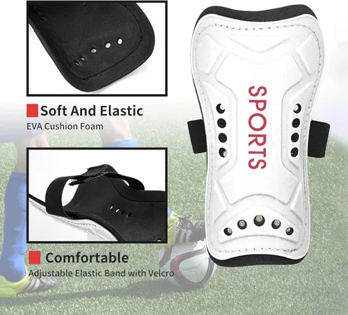 Miniatura 3 de AIMISICAR Espinilleras y Calcetines de Fútbol para Niños Pequeños, Niños y Jóvenes para Niños y Niñas (Edad 3-5, 6-8, 8-12, 10-14) Combo