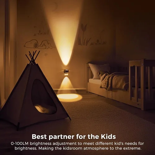 Miniatura 4 de L LOHAS LED Proyector de luz nocturna, luces nocturnas enchufables a la pared, 2000 K/3000 K/5000 K, luz nocturna de temperatura de color ajustable