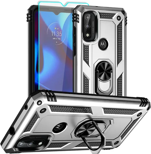 Miniatura 8 de Funda para Moto G Pure, Moto G Power 2022 con protector de pantalla HD, [grado militar de 16 pies probada en caídas], anillo protector a prueba