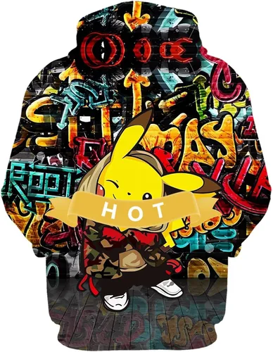 Miniatura 2 de DEEBOW - Sudadera con capucha unisex de anime con estampado 3D para cosplay, C-M, C