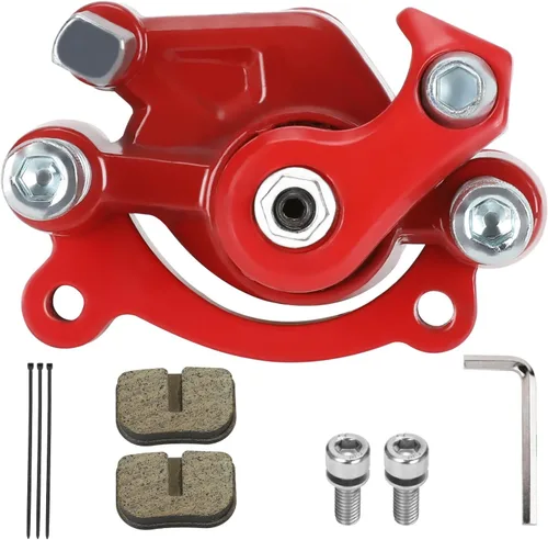 Miniatura 10 de FVRITO Pinza de freno de disco delantera con pastillas de freno compatible con SYX Moto 50cc Dirt Bike SSR X-Pro Mototec Coolster Apollo 47cc 49cc 2