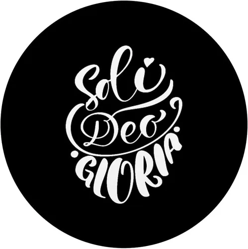 Miniatura 3 de Soli Deo Gloria Glory to God Alone PopSockets intercambiables para mujeres cristianas