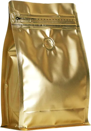 Miniatura 8 de Paquete de 110 bolsas de café en grano de café de alta barrera con válvula ventilada, metal mate, bolsas de color sólido sellables con calor