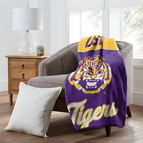 Miniatura 10 de Manta de 46 x 60 pulgadas con licencia oficial de la NCAA de Florida Gators – Manta de forro polar súper suave y ligera para el día del juego