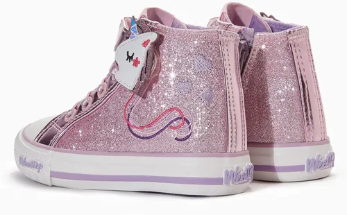 Miniatura 7 de Weestep Girls ToddlerLittle Kid Glitter Unicorn Bow Sneaker Shoe