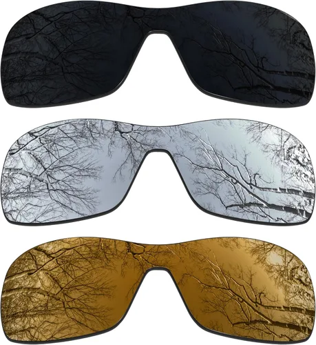 Miniatura 23 de ToughAsNails 3 pares de lentes polarizadas de repuesto para Oakley Antix Pack
