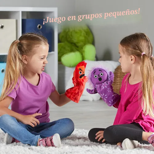 Miniatura 5 de hand2mind Feelings - Títeres de Mano de la Familia para niños, actividades de habilidades sociales, atención plena para niños, actividades