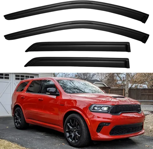 Miniatura 184 de YQAUTEC Viseras de Ventana Protectores de Lluvia para Honda Civic 2022 2023 2024 2025 2026, Deflectores de Viento de Ventilación de Ventana Fuera