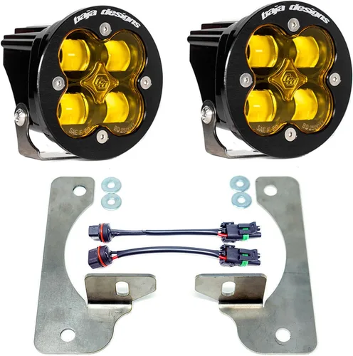 Miniatura 11 de Kit de luces LED de niebla de bolsillo Baja Designs Squadron-R SAE compatible con Jeep Gladiator 2020-22; Wrangler JL 2018-22 parachoques OEM