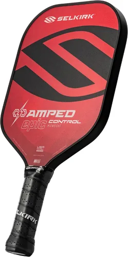 Selkirk Sport Amped Control Pickleball Paddle | Precision & Control Fiberglass Pickleball Paddles | 16mm X5 Core | Made in USA Rojo | Ligero