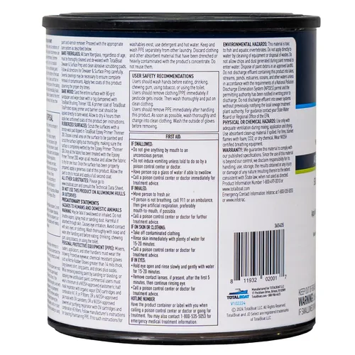 Miniatura 3 de TotalBoat JD Select Pintura antiincrustante ablativa para el fondo de barcos de fibra de vidrio, madera y acero, (negro, cuarto de galón)