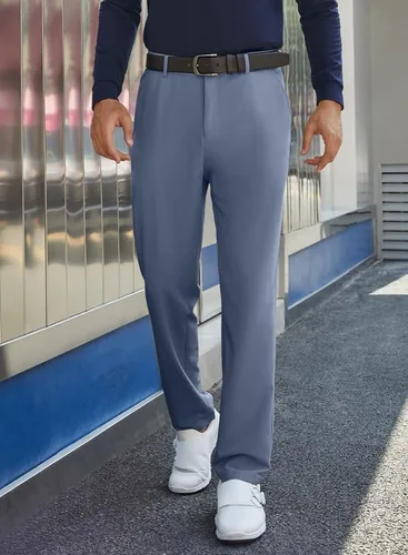 Miniatura 6 de JMIERR Pantalones de golf para hombre, elásticos, ajustados, para correr, viajes, trabajo, pantalones de vestir chinos para hombre
