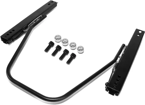 Auto Dynasty Deslizadores de asiento, universal para asiento delantero de carreras, asiento de carreras, deslizador de doble bloqueo, lado del
