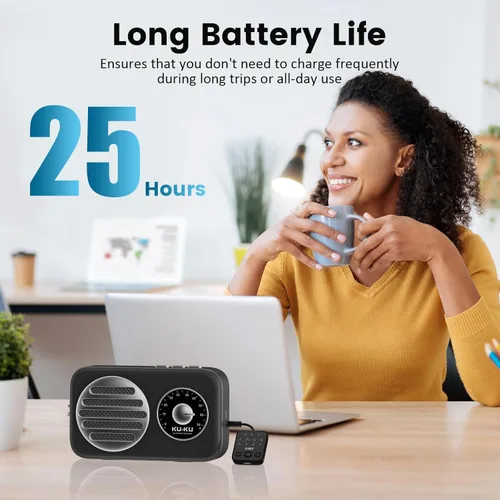 Miniatura 6 de 1Mii Receptor transmisor Bluetooth 5.3, doble enlace para 2 auriculares, aptX adaptativo/HD de baja latencia, conector AUX de 0.138 in adaptador