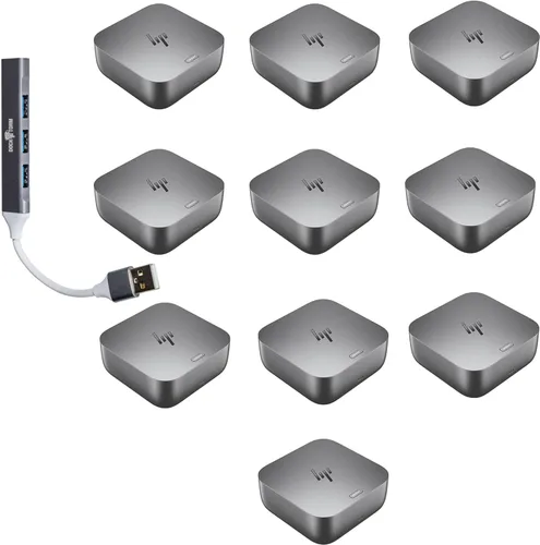 Miniatura 5 de HP Paquete de replicador de puertos G6 Thunderbolt 4 Ultra Dock de 180 W con concentrador DKZ