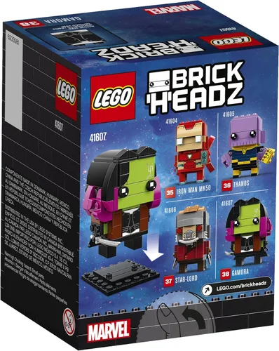 Miniatura 5 de LEGO BrickHeadz Gamora 41607 Kit de construcción (136 piezas)