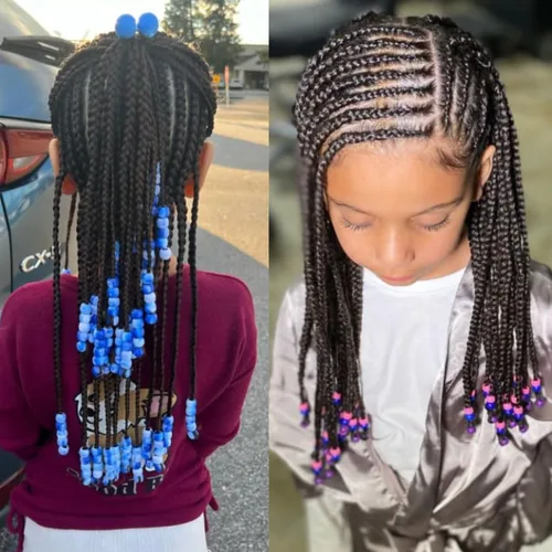 Miniatura 4 de Cabello trenzado para niños preestirado de 16 pulgadas, color negro, Yaki ez, trenzado para niños, trenzas sin nudos