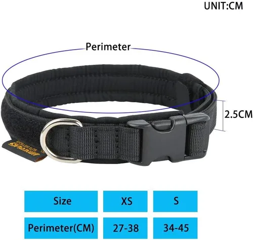 Miniatura 2 de Collar para perro de tamaño XS de nailon ajustable sin tirones para perro, arnés para perro pequeño con acolchado