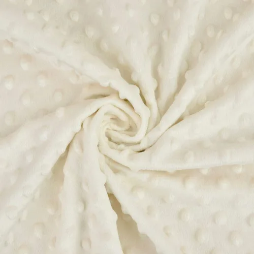 Miniatura 3 de TL Care Minky Dot - Juego de ropa de cama de chenilla de 4 piezas, color crema, para niños y niñas